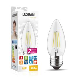 763412133  Value Classic LED Candle E27 4W 2700K 400lm